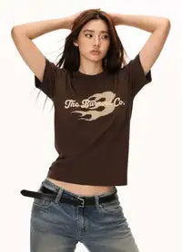 Cocoa Ember Oversized Graphic Tee